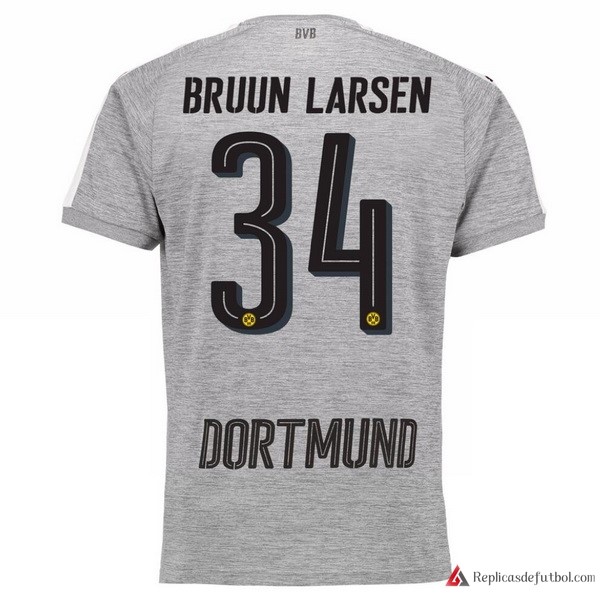 Camiseta Borussia Dortmund Tercera equipación Bruun Larsen 2017-2018